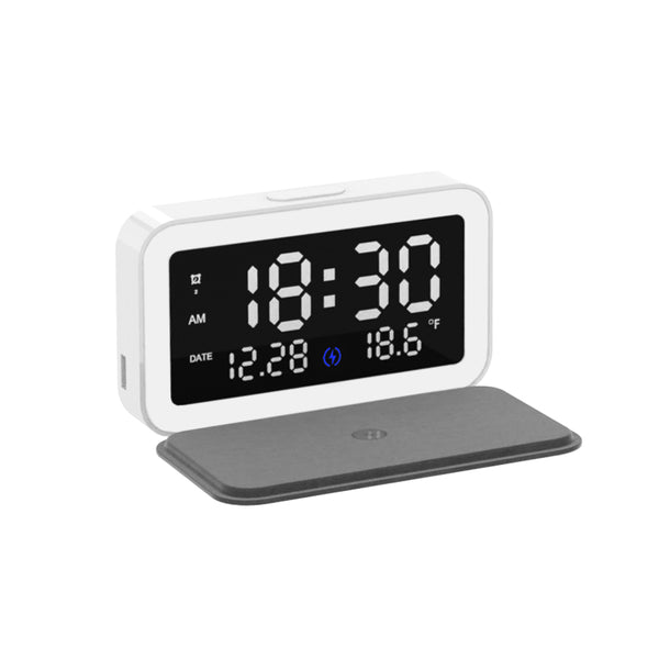 Multifunctional Type-c 6-in-1 15w Wireless  Charger Rechargeable Perpetual Calendar white ZopiStyle