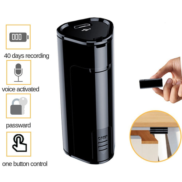Q51 Voice Recorder Abs Material High-definition Noise Reduction Voice Recorder No Need to Charge 8G ZopiStyle