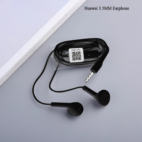 3.5mm Lossless Low-latency Wired  Headset Noise Cancelling Sports In-ear Earbuds Headphones With Mic Compatible For Huawei Y6 black ZopiStyle