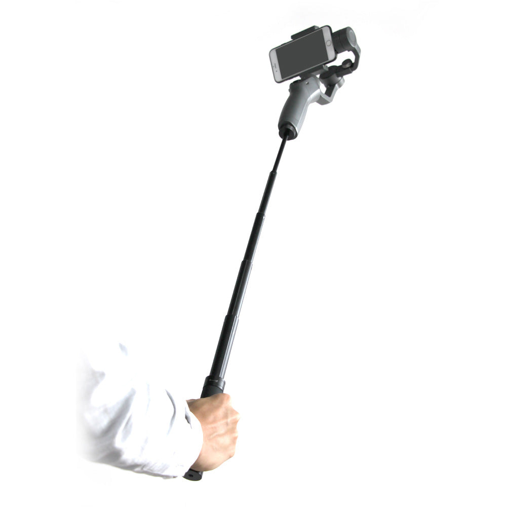 Extension Stick Rod pole Scalable Holder for DJI OSMO Mobile 2/Zhiyun Smooth Q 4 Handheld Smartphone Gimbal Accessories  black ZopiStyle