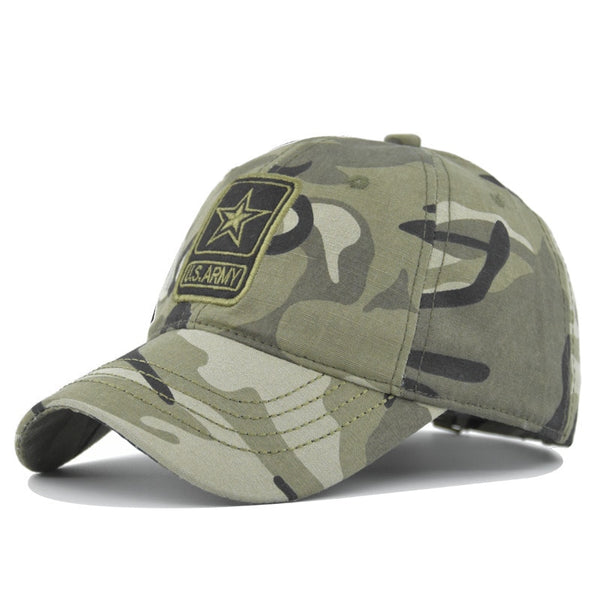 Army Camouflage Male Baseball Cap Men Embroidered Brazil Flag  Caps Outdoor Sports Tactical Dad Hat Casual Hunting Hats ZopiStyle