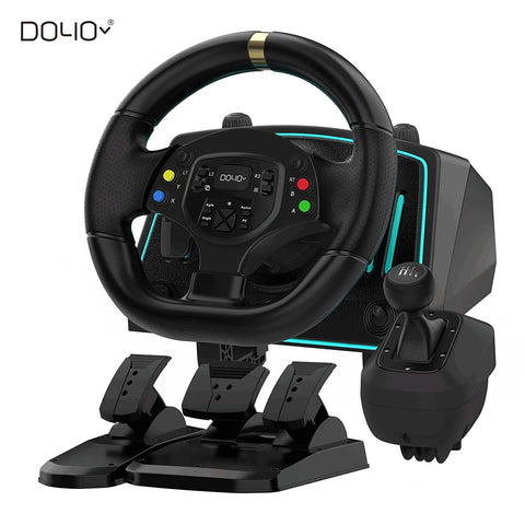 DOYO Volante Gaming Racing Steering Wheel para Xbox One/Playstation 4/ Xbox Series X/S/ PS3/ PC/ Xinput/Xbox 360/Nintendo Switch ZopiStyle