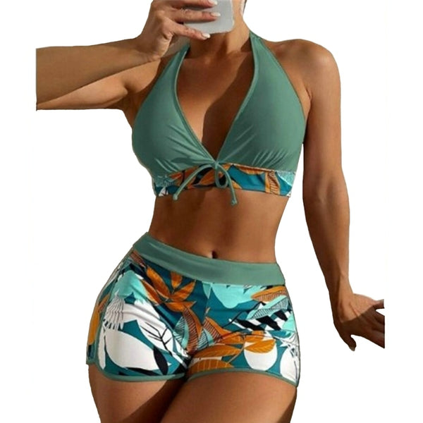 2023 Women Girls Two-Piece Swimsuit Summer Beach Bikini Set Swimming Pool Swimwear Sexy Separate Swimsuit Bathing Suit