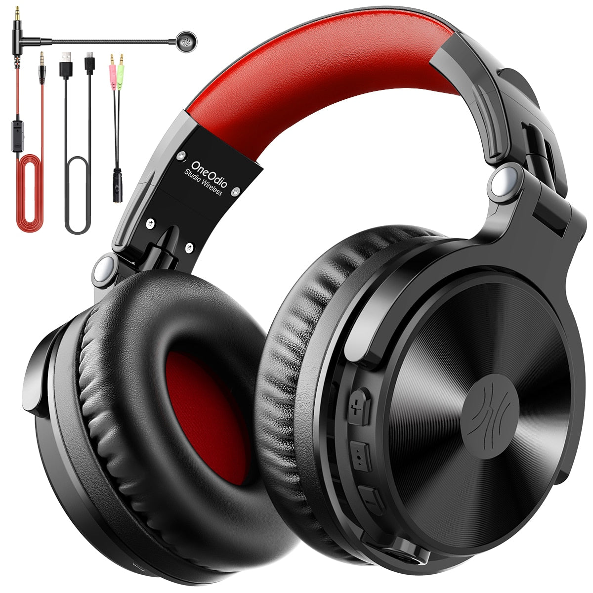 Oneodio 110h Wireless Bluetooth 5.2 Headset + Wired Gaming Headphones 2 in 1 With Microphone For PC PS4 Call Center Office Skype ZopiStyle