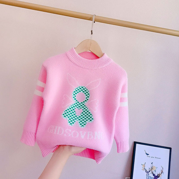 Girls Sweater Winter Clothes Kids New Fashion Knitted Clothing Children Shirts High Quality Infant Costum Warm ZopiStyle