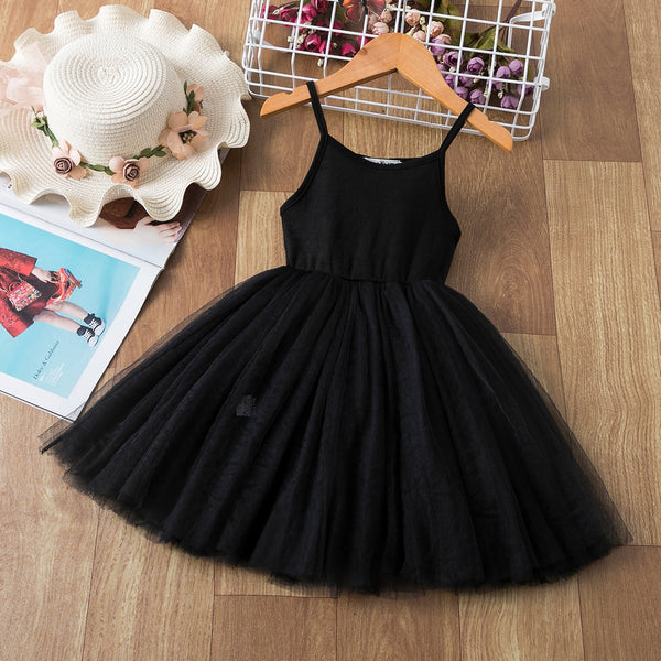 Summer Cute Girls Sequined Princess Dress Kids Sleeveless Tulle Clothes Children Birthday Party Vestido Kids Easter Tutu Costume ZopiStyle