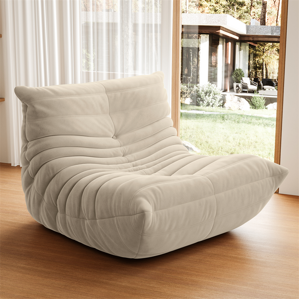 Lazy Living Room Sofa Tatami Luxury Leather Foam Sponge Sofa Corner Large Italian Material Fabric Canape Salon Bedroom Furniture ZopiStyle