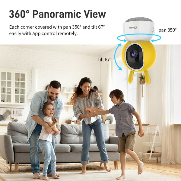 KAWA 2K IP Camera Wifi 360 Indoor Video Surveillance Cameras Security PTZ CCTV Smart Home Wireless Pet Baby Monitor Track Alexa ZopiStyle