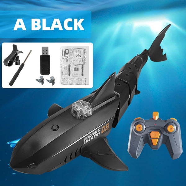 RC Submarine with 480P Camera Underwater Boat Toy Remote Control Shark Animal Robots on Radio Controlled Boats Toys for Children ZopiStyle
