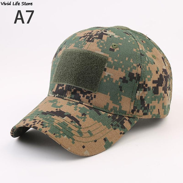 Military Baseball Caps Camouflage Tactical Army Soldier Combat Paintball Adjustable Summer Snapback Sun Hats Men Women ZopiStyle