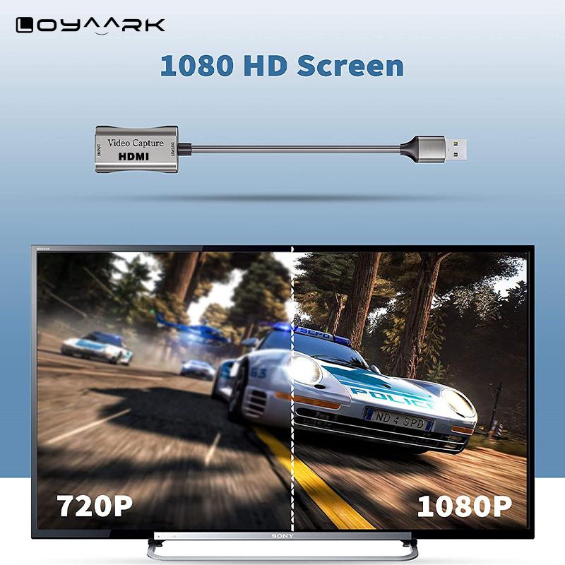 USB C Video Capture Card HDMI 1080p 60fps Game Capture Device For PS4 XBOX Phone DVD HD Camera Live Streaming Box Recording ZopiStyle