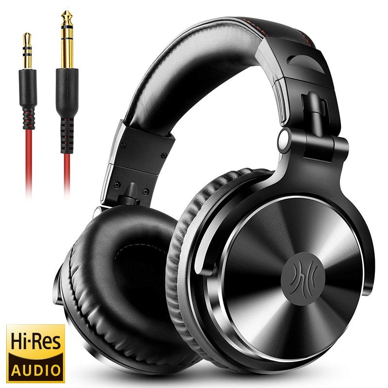 Oneodio Wired Professional Studio Pro DJ Headphones With Microphone Over Ear HiFi Monitor Music Headset Earphone For Phone PC ZopiStyle