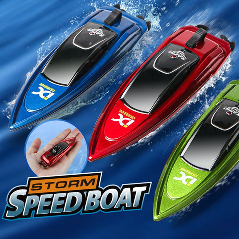 lancha de controle remoto Remote Control Boat RC Ship Radio High Speed Ship With Led Light Palm Rc Boat For Adults Water RC Toys ZopiStyle