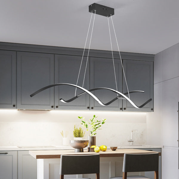 Modern LED Chandelier For Living Room Dining Room Bar Kitchen Room Work Smart Home Alexa Google RC Hanging Chandelier Fixtures ZopiStyle