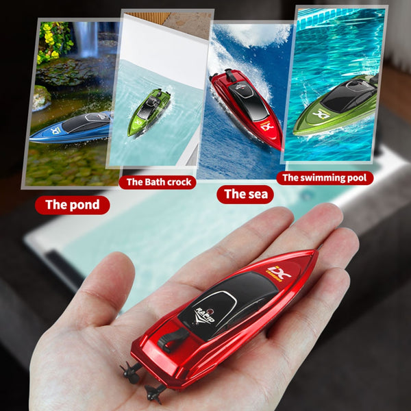 lancha de controle remoto Remote Control Boat RC Ship Radio High Speed Ship With Led Light Palm Rc Boat For Adults Water RC Toys ZopiStyle