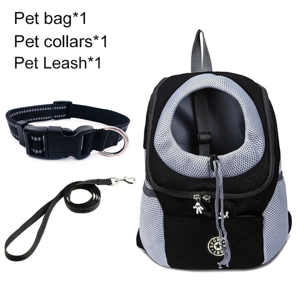 Pet Dog Carrier Bag Carrier For Dogs Backpack Out Double Shoulder Portable Travel Backpack Outdoor Dog Carrier Bag Travel Set ZopiStyle