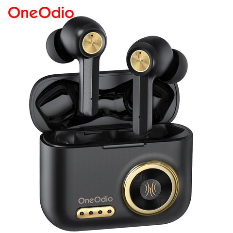 Oneodio F2 Bluetooth Earphones HiFi Stereo Wireless Earbuds With Microphone 48Hrs Playtime TWS Retro Bluetooth 5.0 Headset AAC ZopiStyle