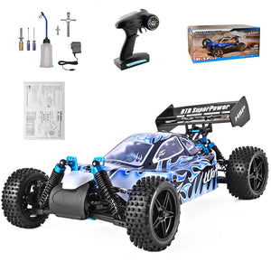 HSP RC Car 1:10 Scale 4wd Two Speed Off Road Buggy Nitro Gas Power Remote Control Car 94106 Warhead High Speed Hobby Toys ZopiStyle
