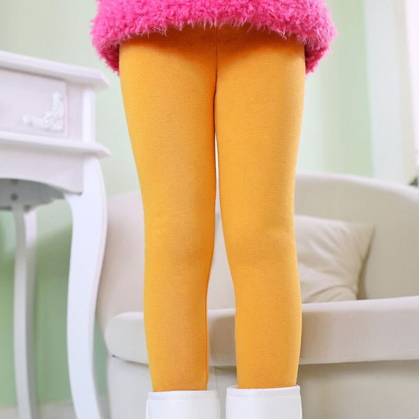 Girls Pants Autumn Winter Thick Warm Kids Baby Leggings Colorful Print Dot Children Pants ZopiStyle