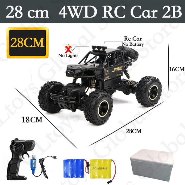 NEW 1:12 / 1:16 4WD RC Car With Led Lights 2.4G Radio Remote Control Cars Buggy Off-Road Control Trucks Boys Toys for Children ZopiStyle