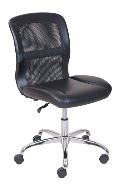 Mid-Back, Vinyl Mesh Task Office Chair, Black  Ergonomic Chair  Office Chair  Folding Chairs for Parties ZopiStyle