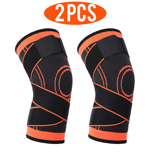 Worthdefence 1/2 PCS Knee Pads Braces Sports Support Kneepad Men Women for Arthritis Joints Protector Fitness Compression Sleeve ZopiStyle