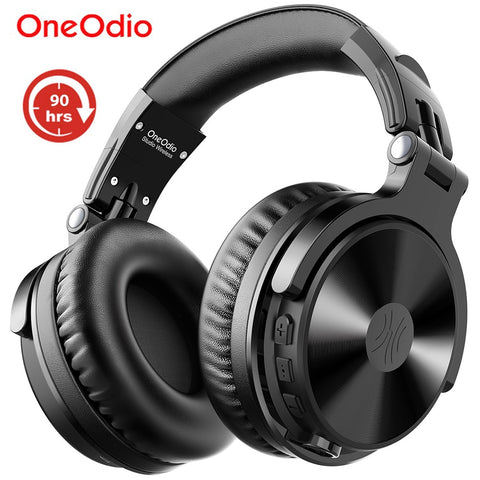 Oneodio Bluetooth Wireless Headphones With Microphone 90Hrs Foldable Over Ear Bluetooth 5.2 Headset For Mobile Phone PC Sports ZopiStyle