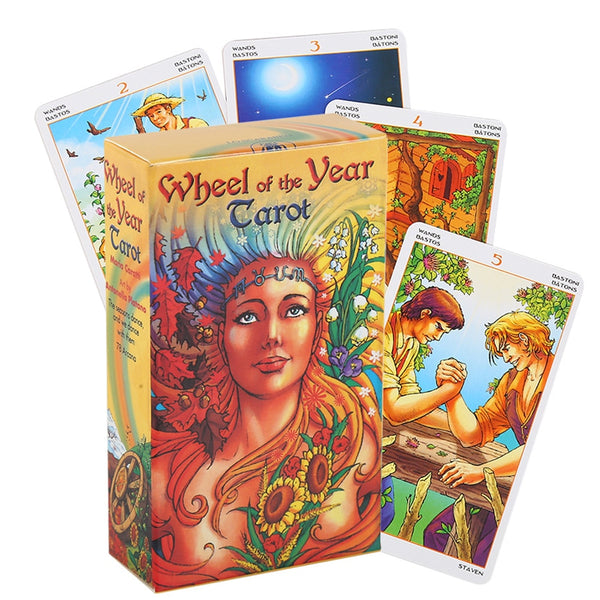 Tarot oracle card mysterious divination comics Tarot card female girl card game board game English playing cards with PDF guide ZopiStyle
