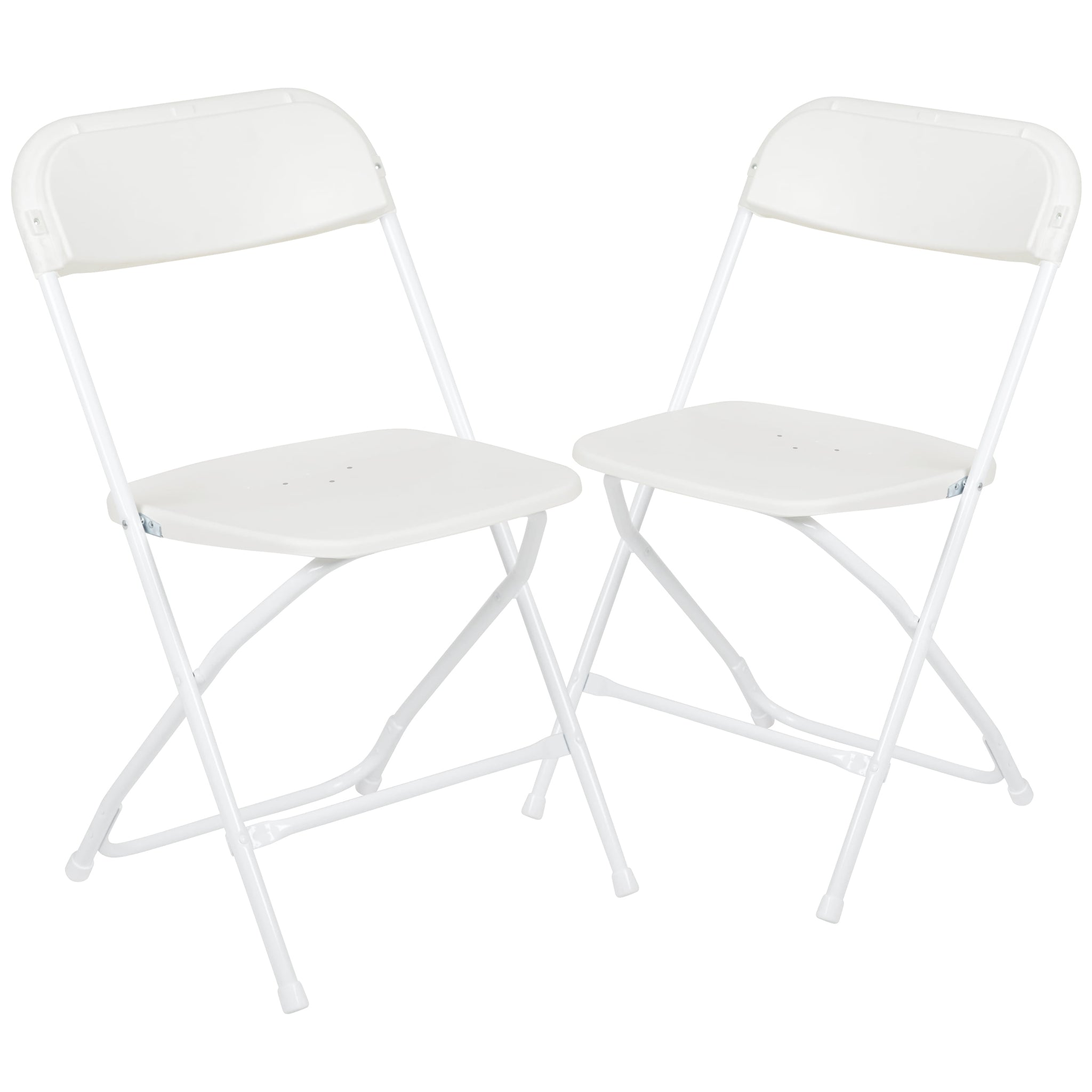 Series Plastic Folding Chair - Beige - 2 Pack 650LB Weight Capacity Comfortable Event Chair-Lightweight Folding Chair ZopiStyle