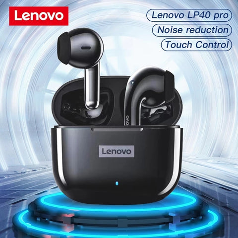 Lenovo LP40 Pro Earphone Bluetooth 5.1 Wireless Headphones Waterproof Earpieces Sports Earbuds Wiht Microphone Music TWS Headset ZopiStyle
