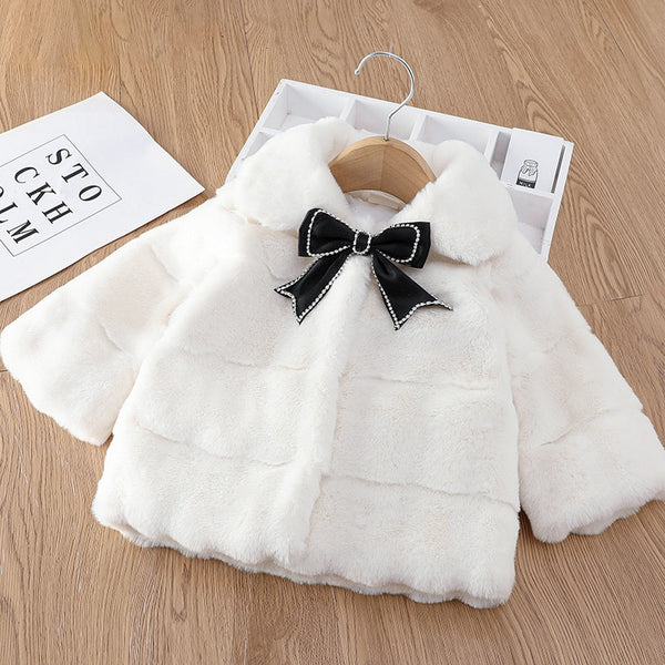 Winter Faux Fur Newborn Baby Girl Clothes Warm Children&#39;s Thicken Jacket For Baby Girls Coats For Kids Clothing 2022 Baby Coats ZopiStyle