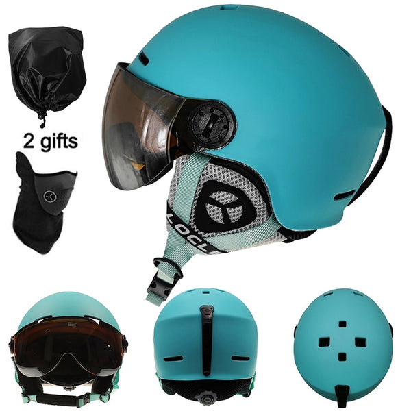 LOCLE Skiing Helmet Men Women Children Ultralight Outdoor Sports Snowboard Skateboard Ski Helmet Motorcycle Snowmobile Helmet ZopiStyle