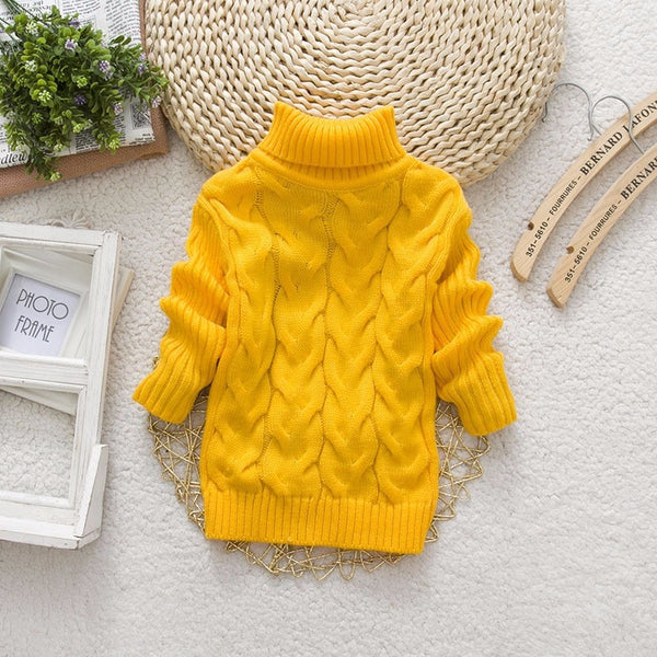 Autumn Winter Sweater Top Baby Children Clothing Boys Girls Knitted pullover toddler Sweater Kids Spring Wear  2 3 4 6 8 years ZopiStyle