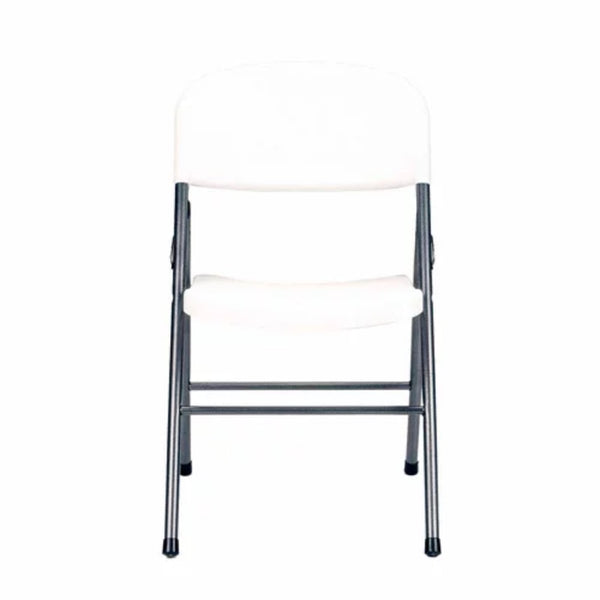 Mainstays 4PCS Premium Resin Portable Conference White Folding Chair Set ZopiStyle