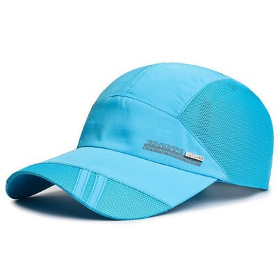 Dry Running Baseball Summer Mesh 8 Colors Gorras Cap Cap Visor Mens Hat Sport Cool Fashion 2021 Hot Quick Outdoor Popular New ZopiStyle