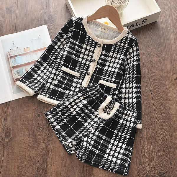 Menoea Kids Clothes Girls Set 2022 Autumn Fashion Winter Wool Coats And Skirts Boutique Kids Clothing Sets Teenager Fall Outfits ZopiStyle