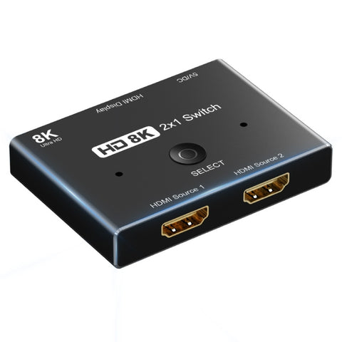 HDMI-compatible Directional Switch 2.1 Ultra HD 8K High Speed 48Gbps 8K@60Hz 4K@120Hz Switcher For Xbox PS5 Projectors Monitors ZopiStyle