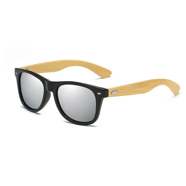 Classic Bamboo Wood Sunglasses Brand Design Men Women Coating Mirror Sun Glasses Fashion Sunglass Retro Glasses UV400 Shades ZopiStyle