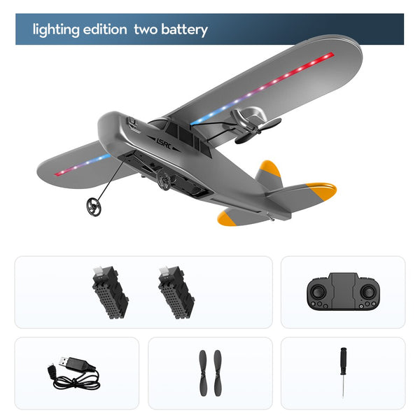 2022 New RC Plane RC Remote Control Airplane 2.4G Aircraft Fighter Hobby Plane Glider Airplanes EPP Foam Toy for Kids Gift ZopiStyle
