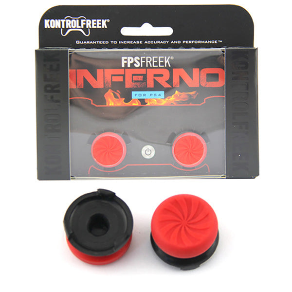 2pcs FPS Thumbstick Cover Caps Battle Royale Thumb Grip for PS4 Slim Pro Controller red ZopiStyle