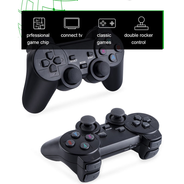 Video Game Consoles 4K Hd 2.4G Draadloze 10000 Games 64Gb Retro Mini Classic Gaming Gamepads Tv Familie controller Voor PS1/Gba/ ZopiStyle