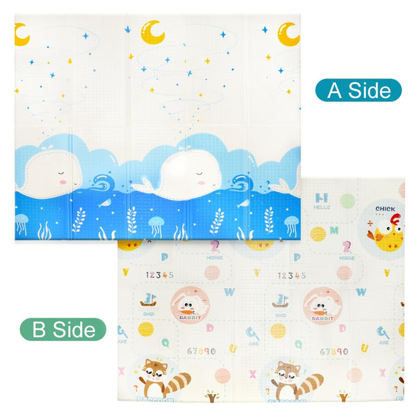 Kids Foldable Baby Play Mat Xpe Crawling Carpet Puzzle Mat Educational Children Activity Rug Folding Blanket Floor Games Toys ZopiStyle