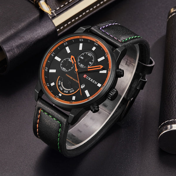 Top Brand Luxury Men&#39;s Sports Watches Fashion Casual Quartz Watch Men Military Wrist Watch Male relogio Clock CURREN 8217 ZopiStyle