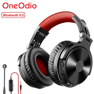 OneOdio Bluetooth5.2 Over-Ear Headphones Wireless 110hrs Play Wired Gaming Stereo Headsets With Boom Mic For Phone/PS4/Xbox /PC ZopiStyle