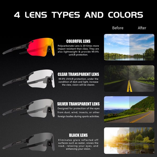 Outdoor Photochromic UV400 Cycling glasses cycling sunglasses sport sunglasses bike glasses oculos ciclismo with Myopia frame ZopiStyle