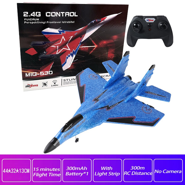 2022 New Rc Plane SU 57 Radio Controlled Airplane with Light Fixed Wing Hand Throwing Foam Electric Remote Control Plane ZopiStyle