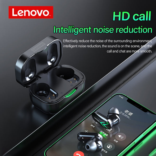 Lenovo XT82 Wireless Bluetooth Headset Mini Game Gaming Power Display Super Long Battery Life Eat Chicken Without Delay ZopiStyle