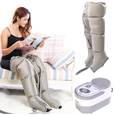 Electric Air Compression Leg Massager Leg Wraps Foot Ankles Calf Massage Machine Promote Blood Circulation Relieve Pain Fatigue ZopiStyle