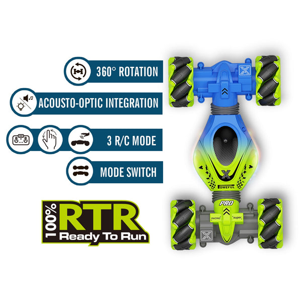 4WD RC Stunt Car 2.4G Radio Remote Control Off-road Vehicle ZopiStyle