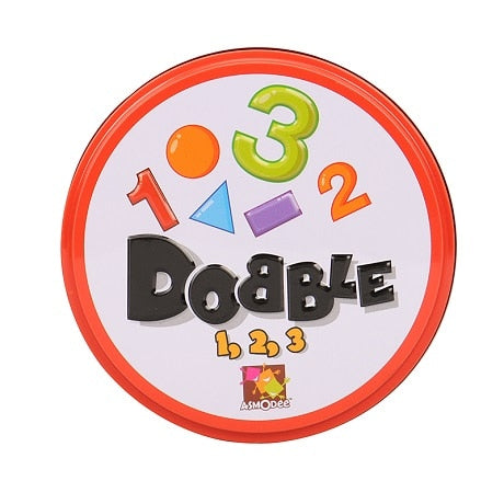 21Styles 30/55pcs Dobble Cards Spot It game Toy With Metal Box Red Sports Animals Jr Hip Kids Board Game Gift Holidays Camping ZopiStyle